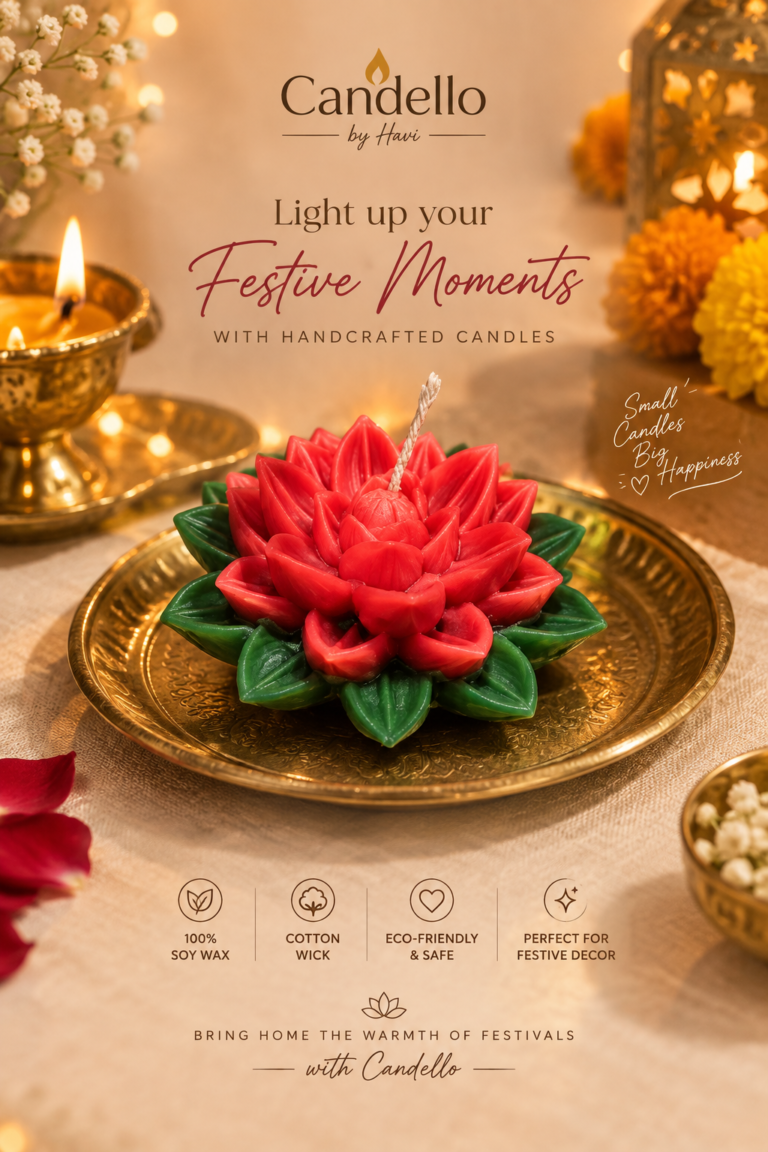Lotus Candle