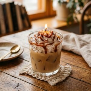 Iced Coffee Latte Jar Candle