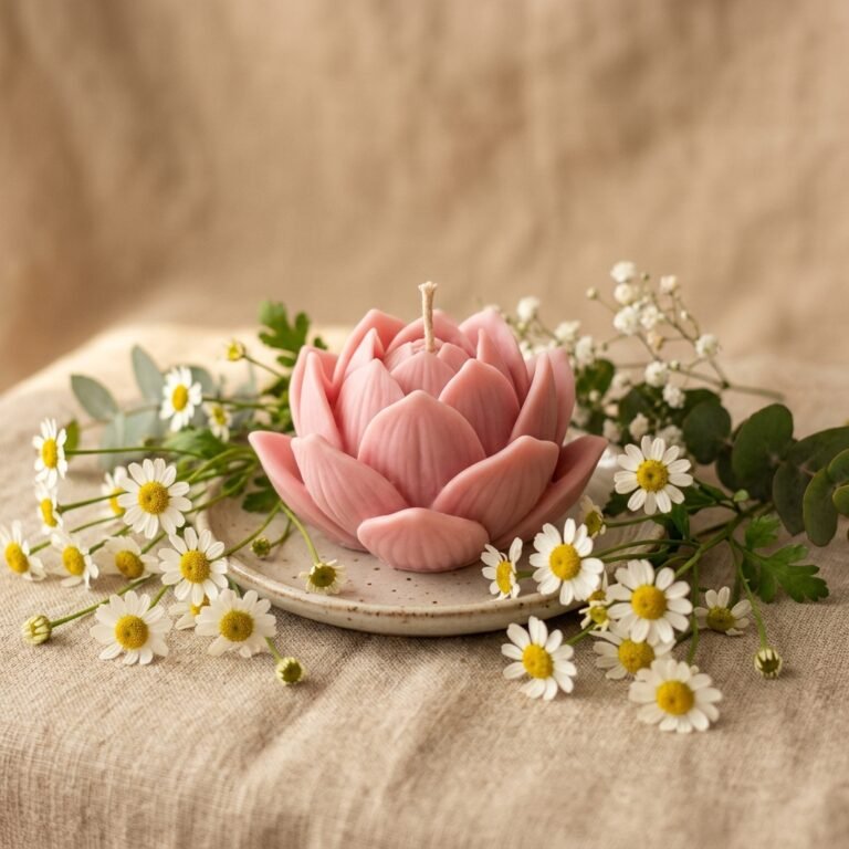 Lotus Flower Candle